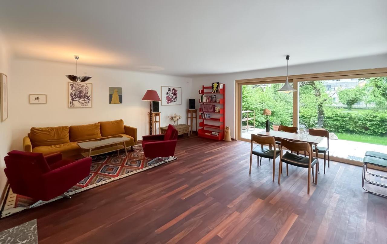 Schöne Wohnung mit großem Garten in zentraler Lage Feldkirch Exterior foto